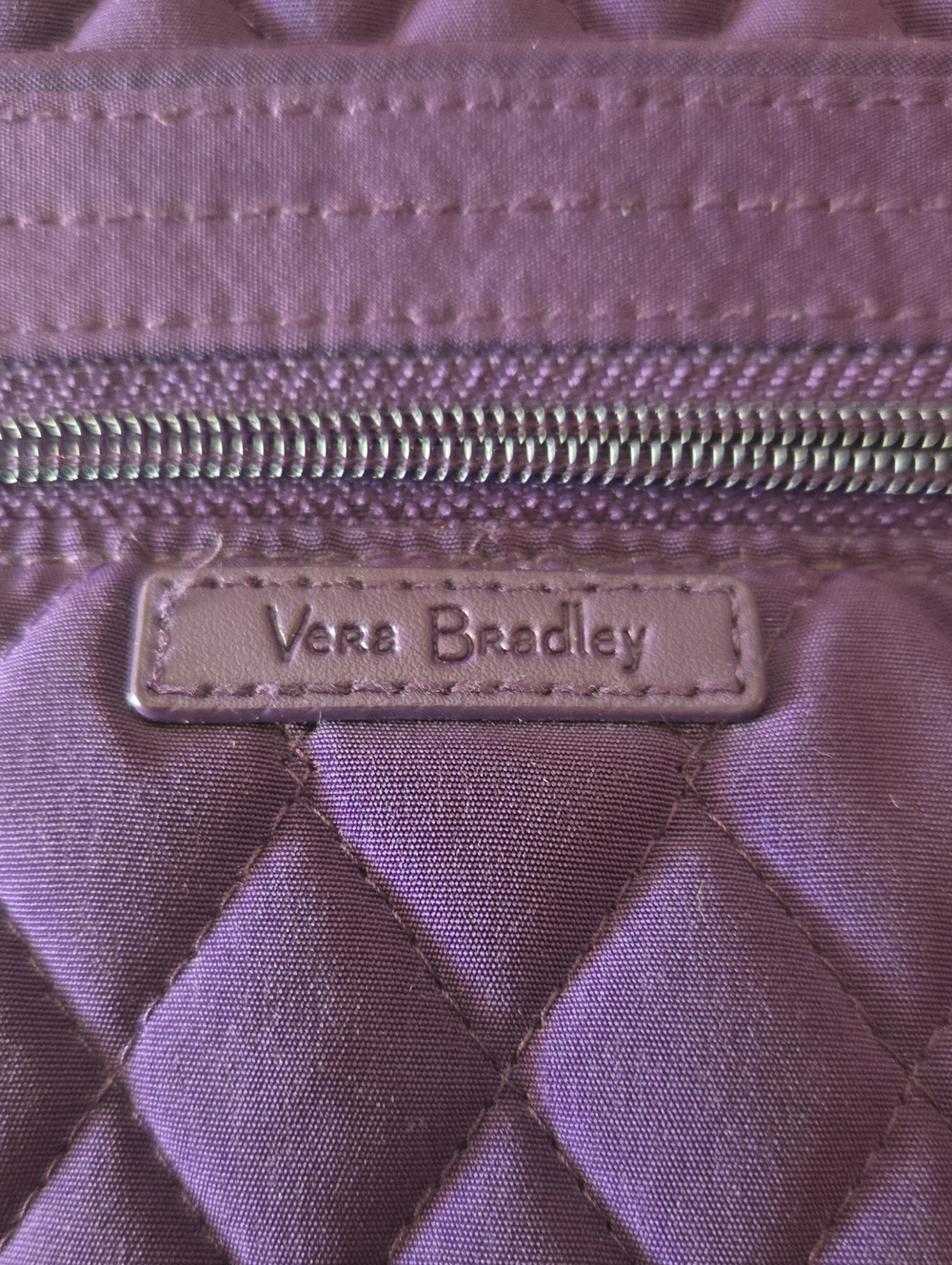 Vera Bradley Quilted  Purple Crossbody